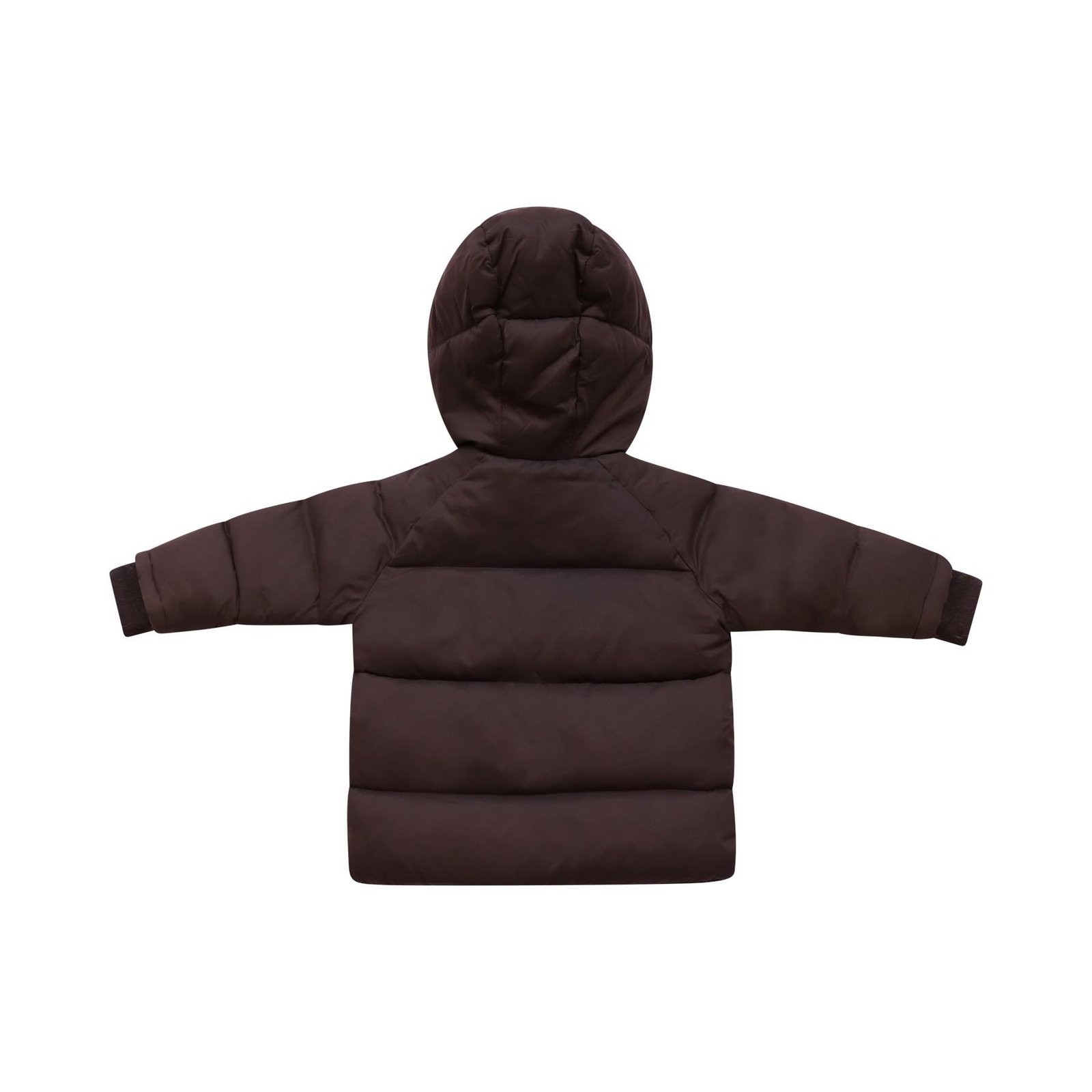 Fur-Lined Hooded Down Jacket | Olive 18m - Designed by Zara