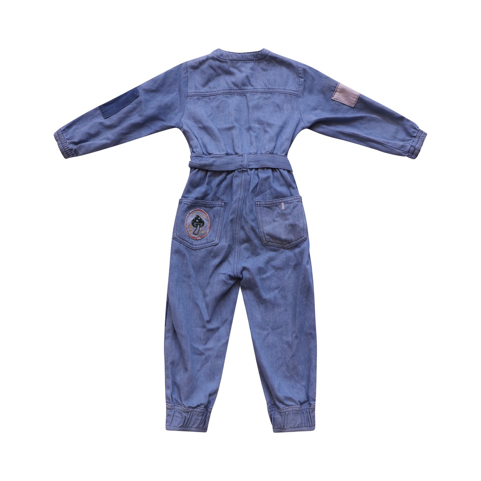 Patch Jumpsuit | Light Wash 4y - Designed by Stella McCartney Kids