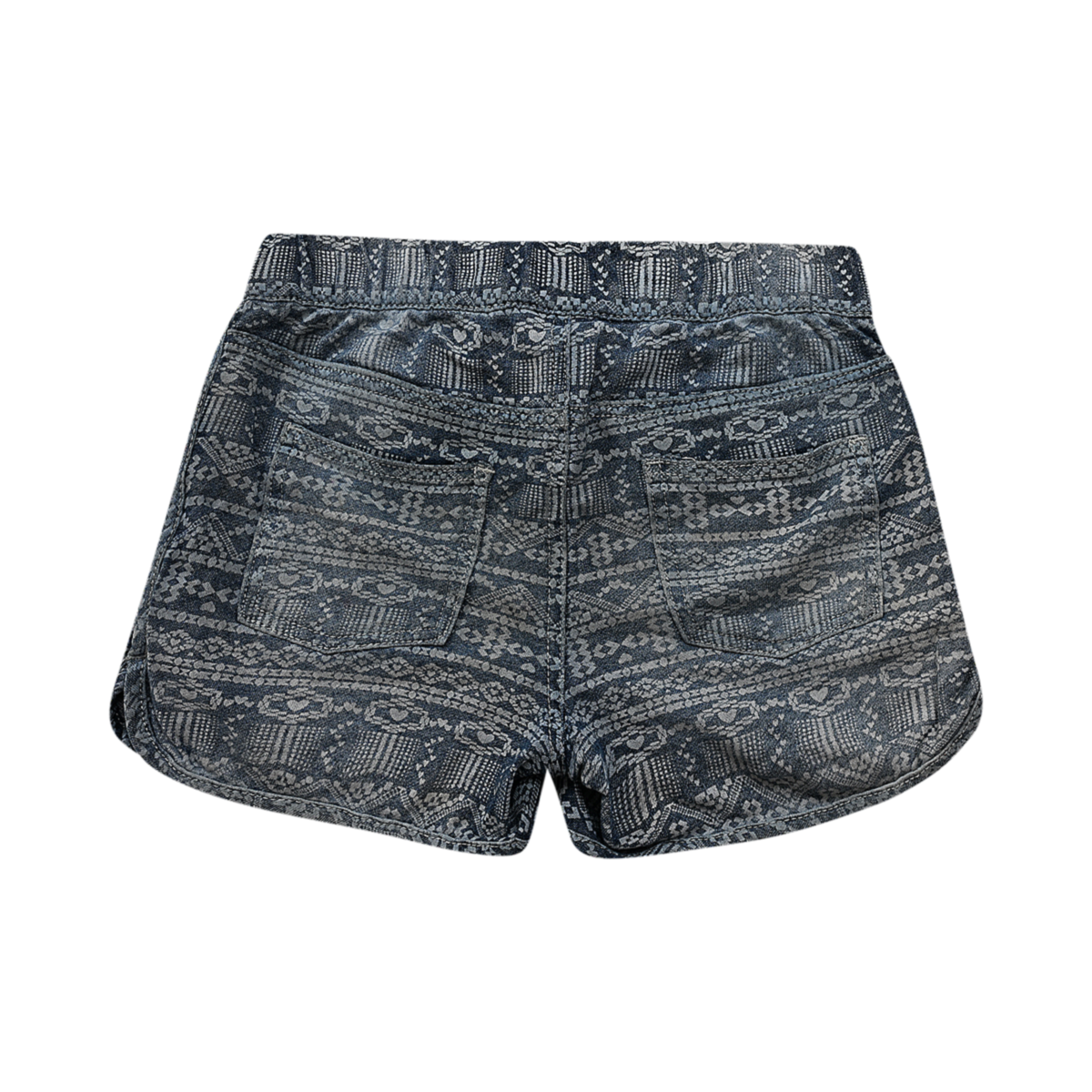 Geo Pattern Lounge Shorts | Medium Wash 10/12y - Designed by CAT & JACK